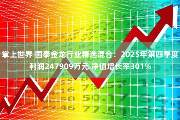 掌上世界 国泰金龙行业精选混合：2025年第四季度利润247909万元 净值增长率301%